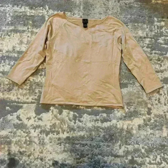 INC Silk Blend Cream Sweater - Picture 2 of 2